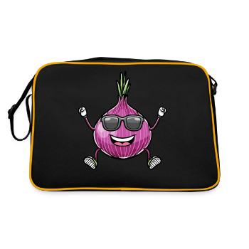 Légumes à l’oignon rouge - Sac Retro - noir/or - Dos