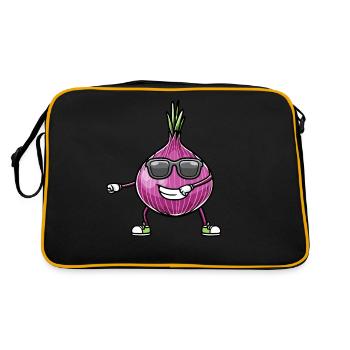 Légumes à l’oignon rouge - Sac Retro - noir/or - Dos