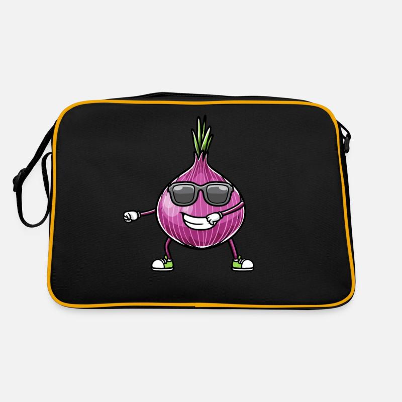 Red Onion Vegetables Retro Bag