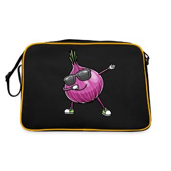 Légumes à l’oignon rouge - Sac Retro - noir/or - Dos