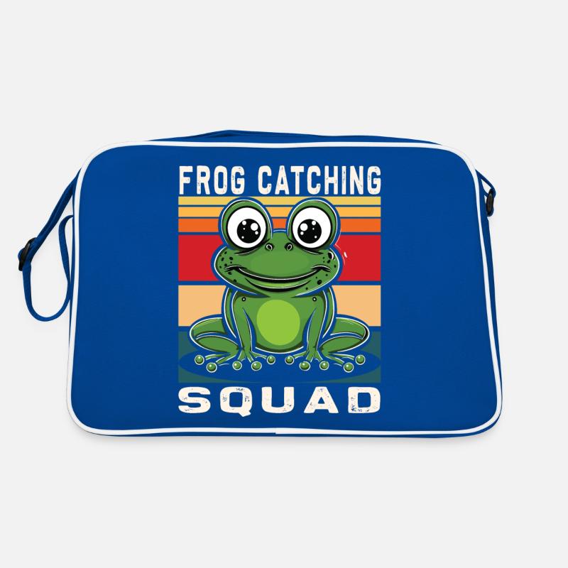Frogs Catch Frog Hunter Frog Catcher Retro Bag