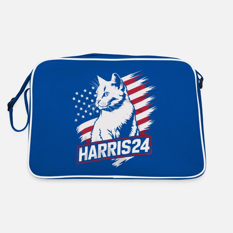 Kamala Harris 24 Cat Lady Supporter Sac Retro