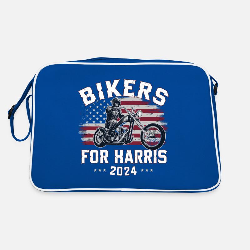 Bikers For Harris Kamala 2024 Retro Tasche