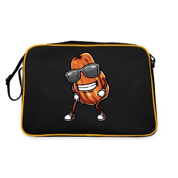 Dates Fruit Dancing - Retro Bag - black/gold - Back
