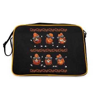 Dates Fruit Dancing - Retro Bag - black/gold - Back