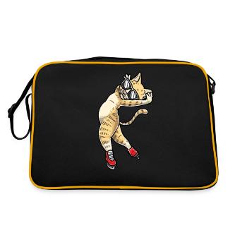 Figure Skating - Cat Figure Skating - Sac Retro - noir/or - Dos