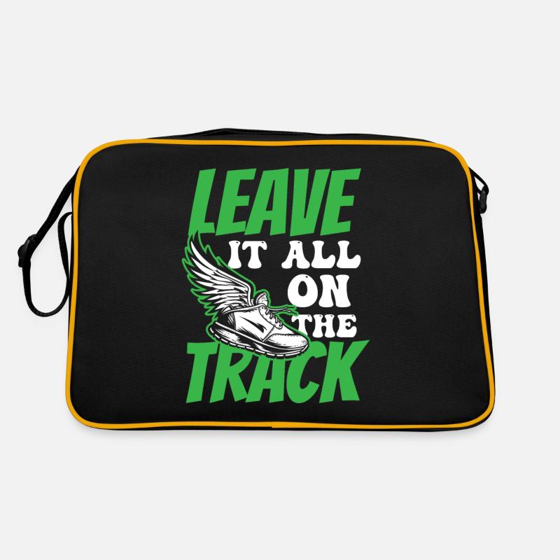 Leichtathletik Leichtathletikspiele Retro Tasche
