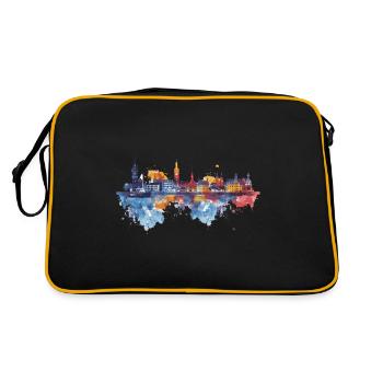 Wilhelmshaven - Retro Bag - black/gold - Back
