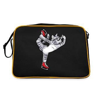 Figure Skating - Cat Figure Skating - Sac Retro - noir/or - Dos