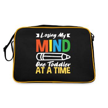 Perdre la tête par bambin - Sac Retro - noir/or - Dos