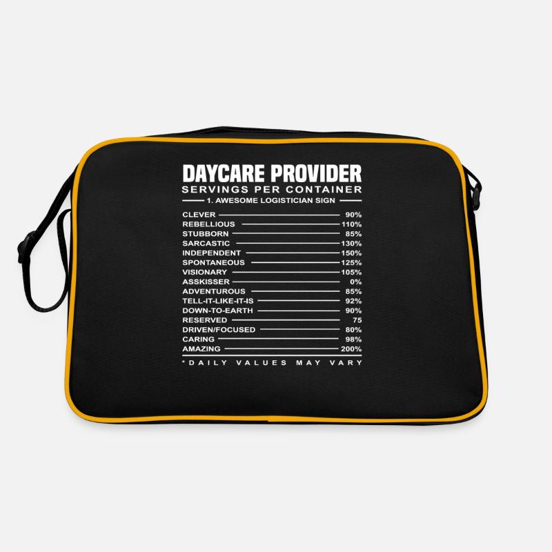 Daycare Center Provider Ingredient Information Retro Bag