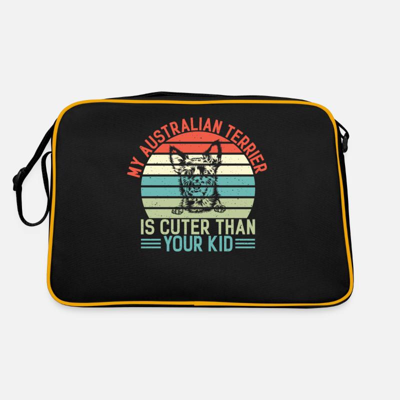 Cadeaux pour terrier australien Sac Retro
