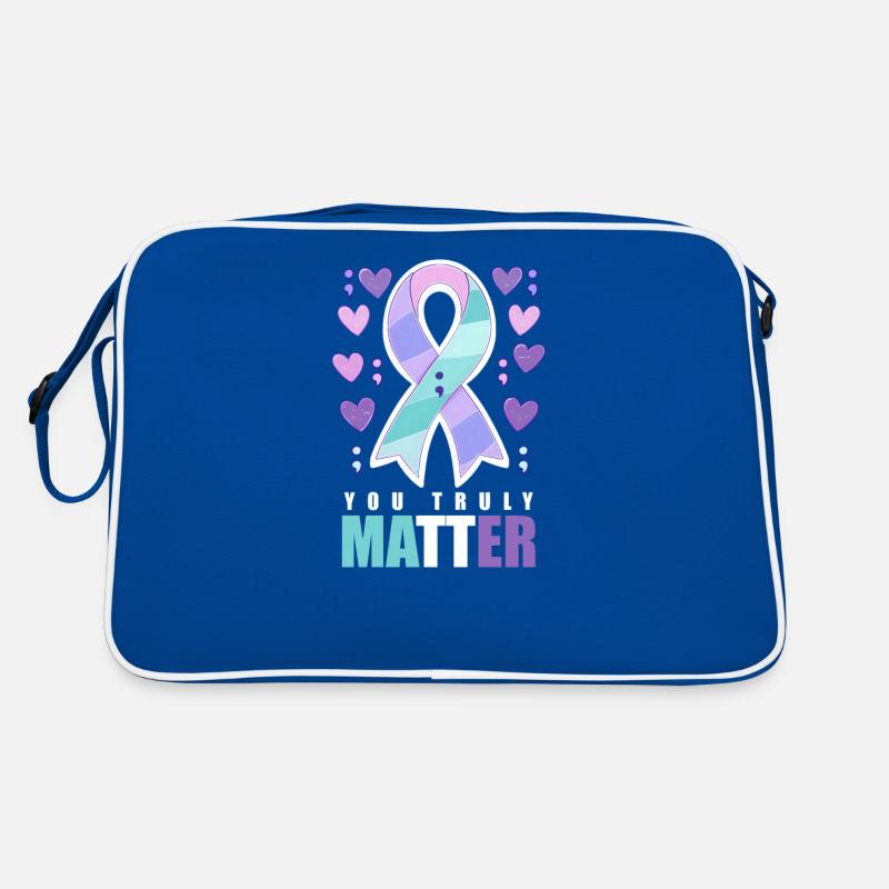 Suicide Awareness You Truly Matter Retro Bag