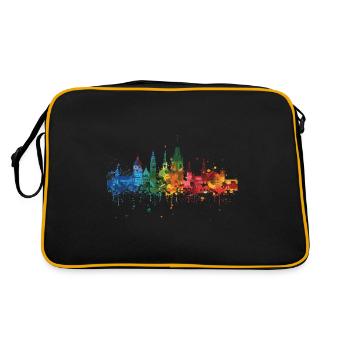Wolfsburg - Retro Bag - black/gold - Back