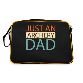 Archery Archery Archery Archer - Retro Bag - black/gold - Back