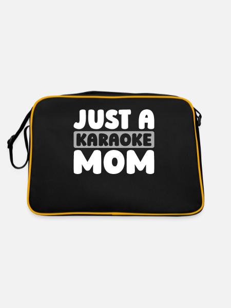 Karaoke Just A Karaoke Mom - Retro Bag - black/gold - Back