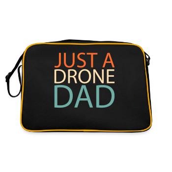 Drone Quadcopter Juste un papa drone - Sac Retro - noir/or - Dos