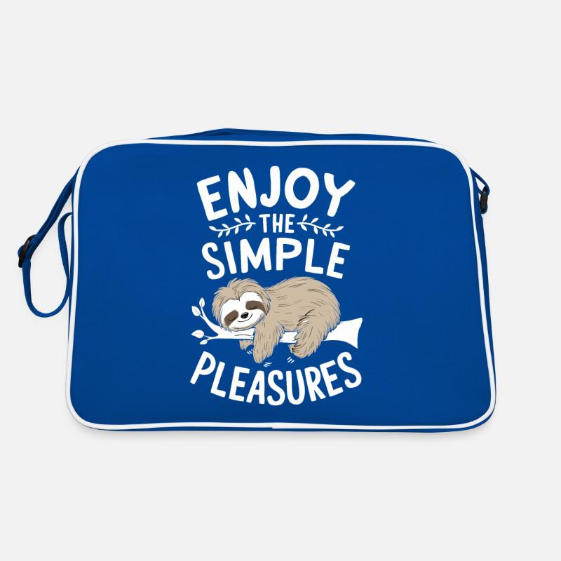 Profitez des plaisirs simples de Sloth Inspiring Sac Retro