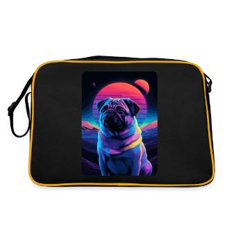 Animal Art Planète Fantasy Oeuvre Carlin - Sac Retro - noir/or - Dos