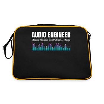 Ingénieur du son, le musicien depuis des temps immémoriaux - Sac Retro - noir/or - Dos