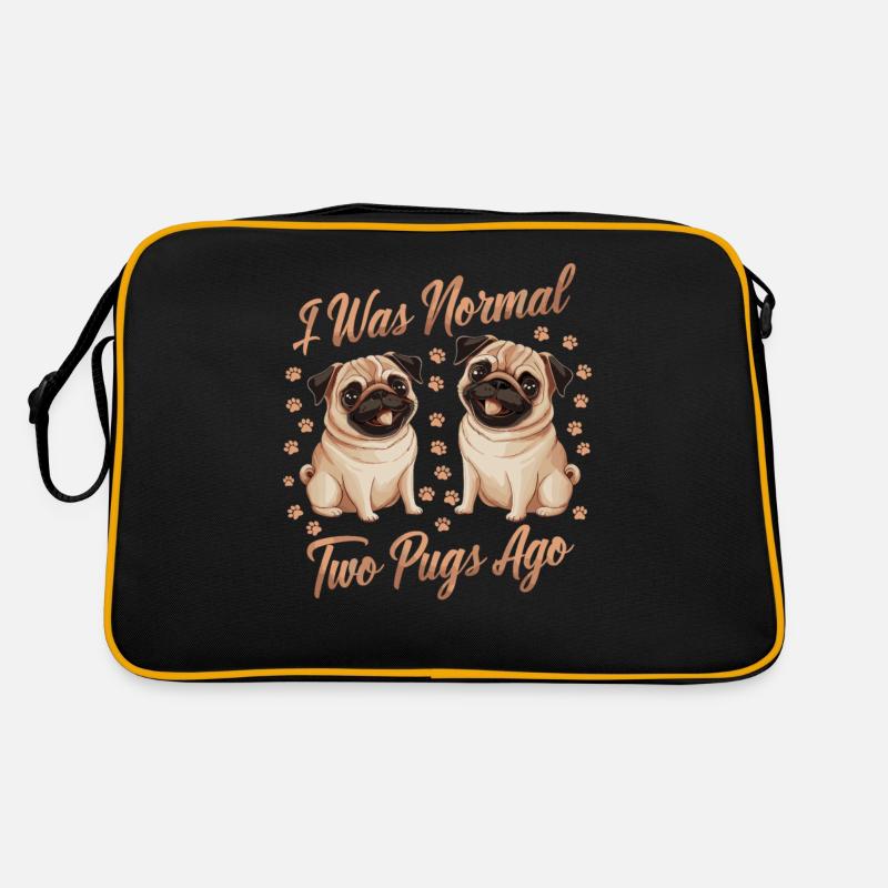 I was normal in front of two boobs Retro Bag