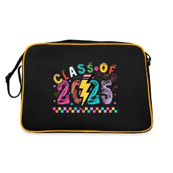 Class of 2025 Senior 2025 Back To School 2025 - Retro Bag - black/gold - Back