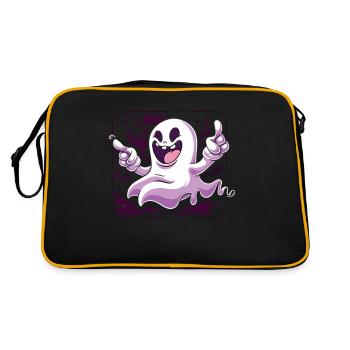Appât fantôme Paranormal Chasseur de fantômes - Sac Retro - noir/or - Dos