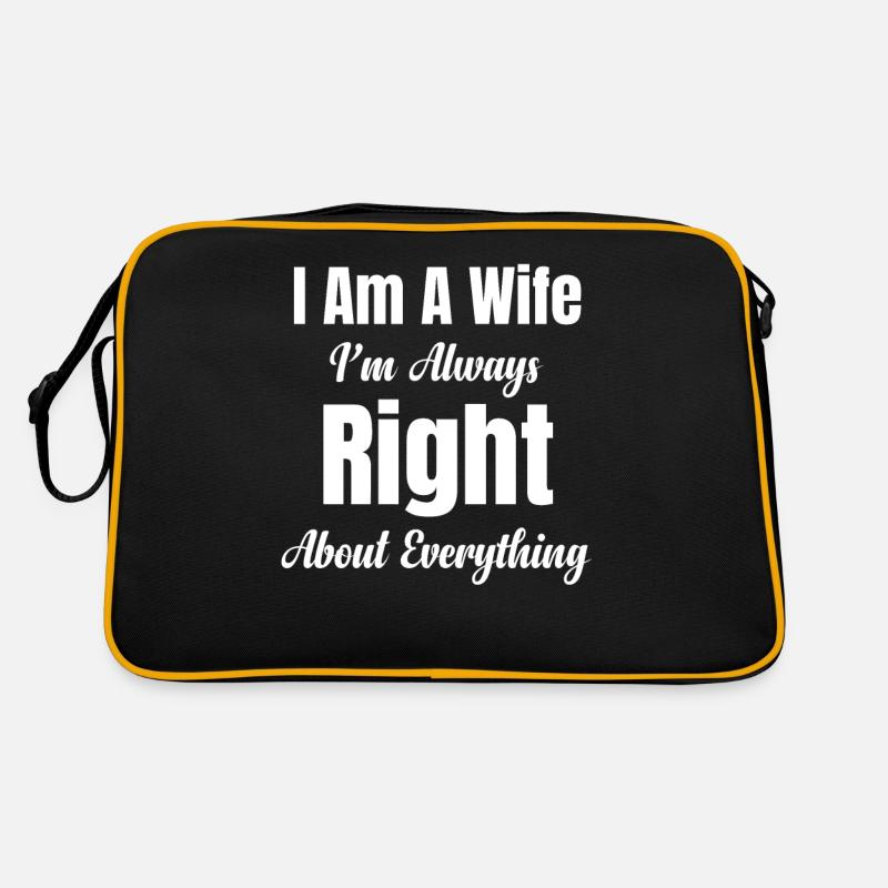 I'm a wife, I always have in everything Retro Bag