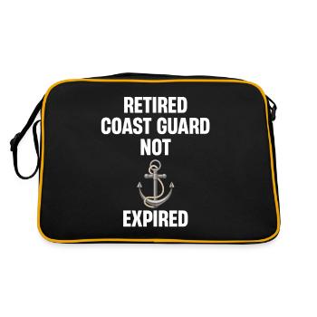 Garde côtière à la retraite, pas encore dans le - Sac Retro - noir/or - Dos