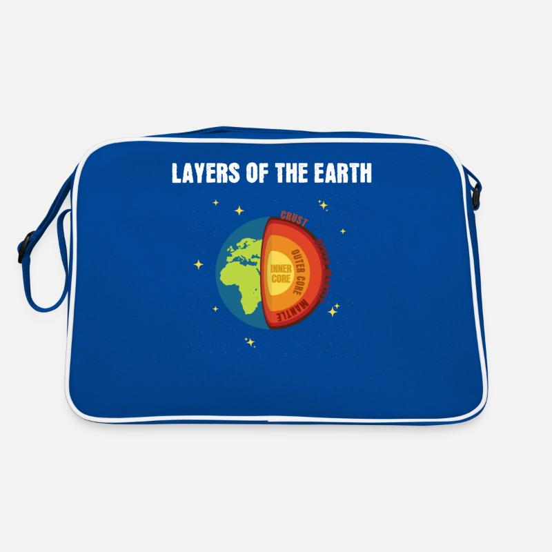 Die Schichten der Erde Retro Tasche