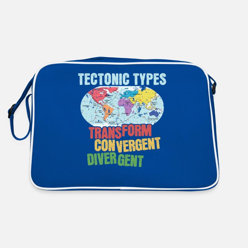 Tektonische Typen Retro Tasche