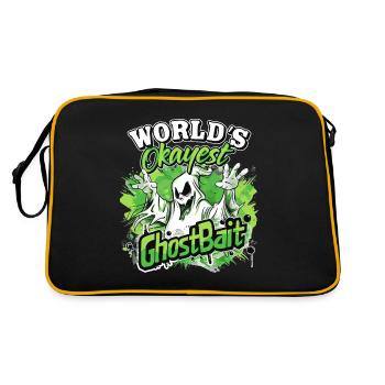 Ghost Bait Paranormal Ghost Hunter - Retro Bag - black/gold - Back