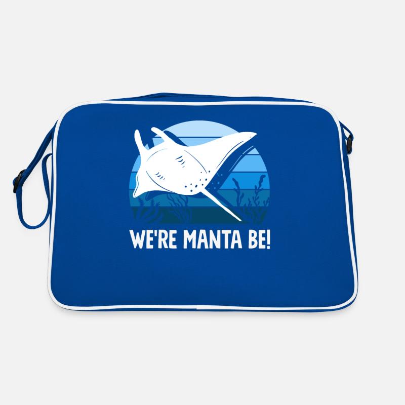 Plongée animale océanique Stingray Raies Manta Sac Retro