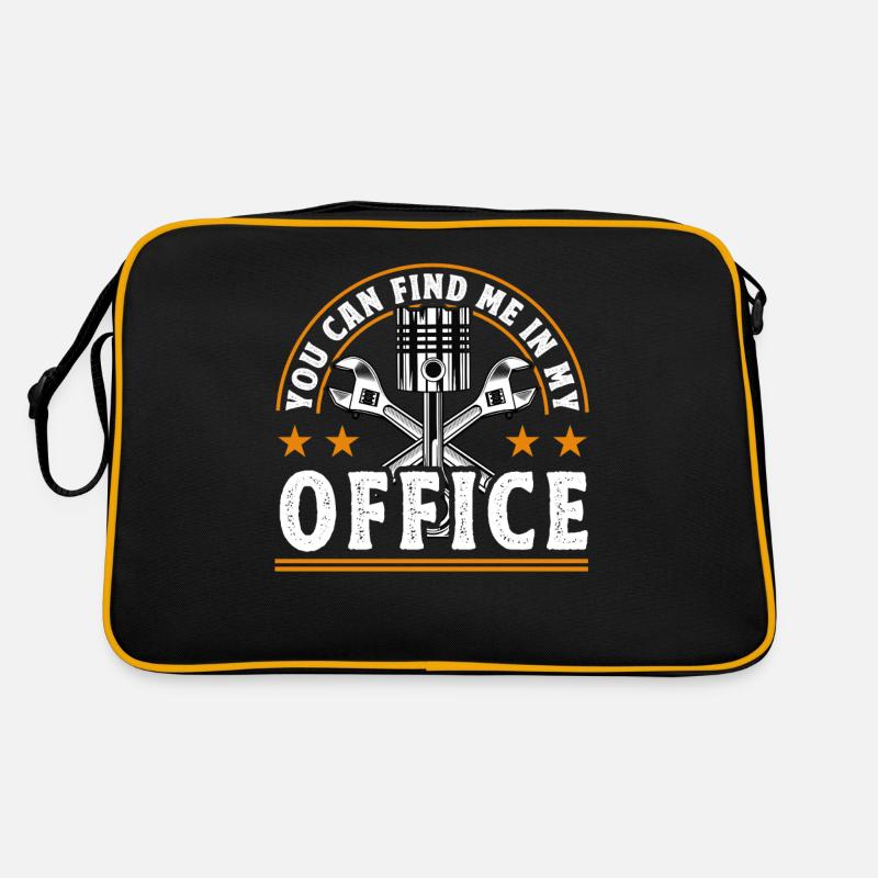 Car Mechanic Automotive Mechatronics Technician Mechanic Retro Bag