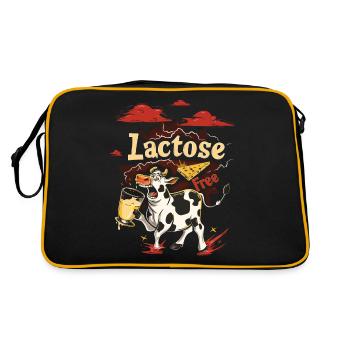 Tolérant au lactose ou intolérant au lactose - Sac Retro - noir/or - Dos