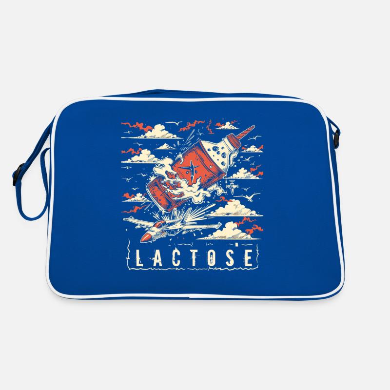 Laktosetolerant Oder Laktoseintolerant Retro Tasche