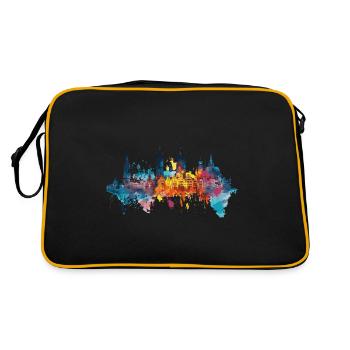 Castle - Retro Bag - black/gold - Back