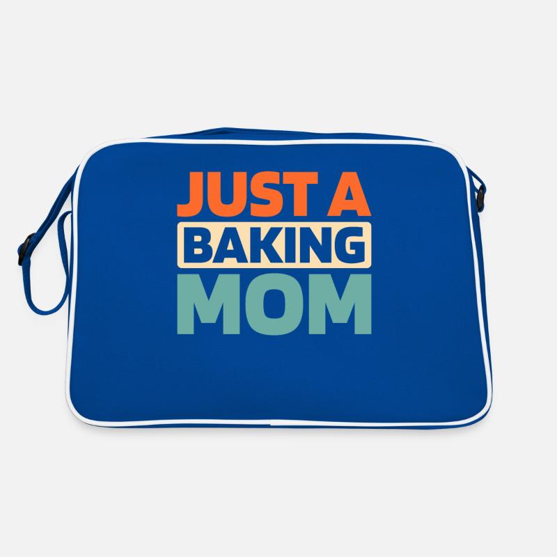 Backen Bäcker Bäckerei Just A Baking Mom Retro Tasche