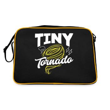 Petit chasseur de tempête de tornade - Sac Retro - noir/or - Dos