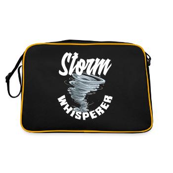 Storm Whisperer For Storm Chaser - Retro Bag - black/gold - Back