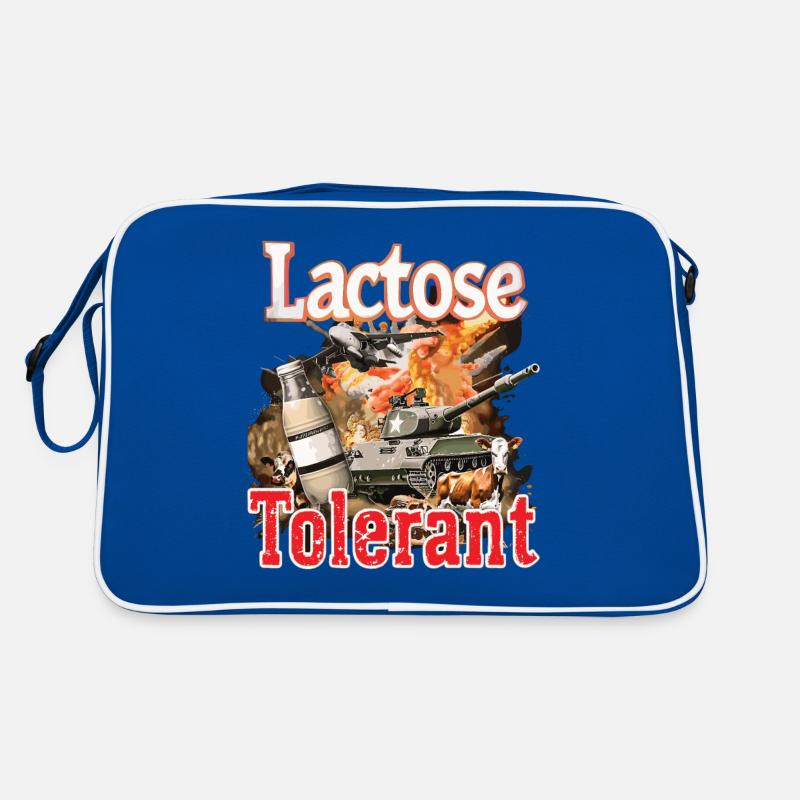 Laktosetolerant Oder Laktoseintolerant Retro Tasche