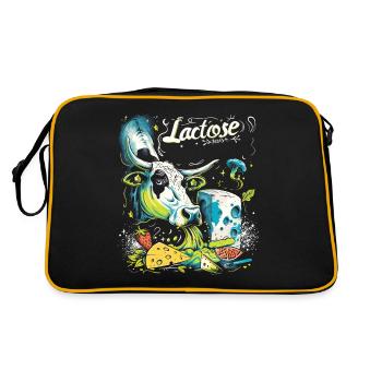 Tolérant au lactose ou intolérant au lactose - Sac Retro - noir/or - Dos