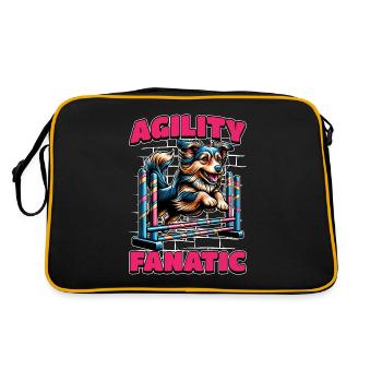 Dog Agility Fanatic Dog Sport Agility Training - Sac Retro - noir/or - Dos