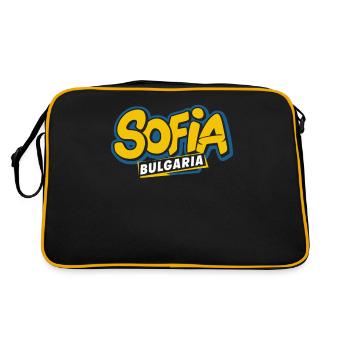 Souvenir Sofia Bulgaria - Retro Bag - black/gold - Back