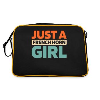 Hornist Cor Français Juste Une Fille de Cor Français - Sac Retro - noir/or - Dos