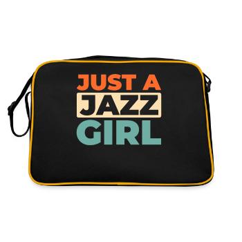 Musique jazz juste une fille de jazz - Sac Retro - noir/or - Dos