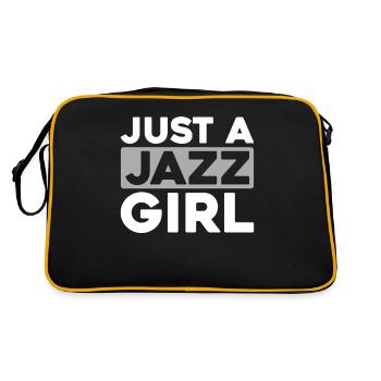 Musique jazz juste une fille de jazz - Sac Retro - noir/or - Dos