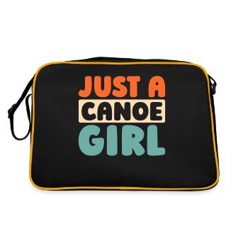 canoë canoë juste une fille de canoë - Sac Retro - noir/or - Dos