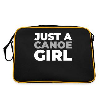 canoë canoë juste une fille de canoë - Sac Retro - noir/or - Dos