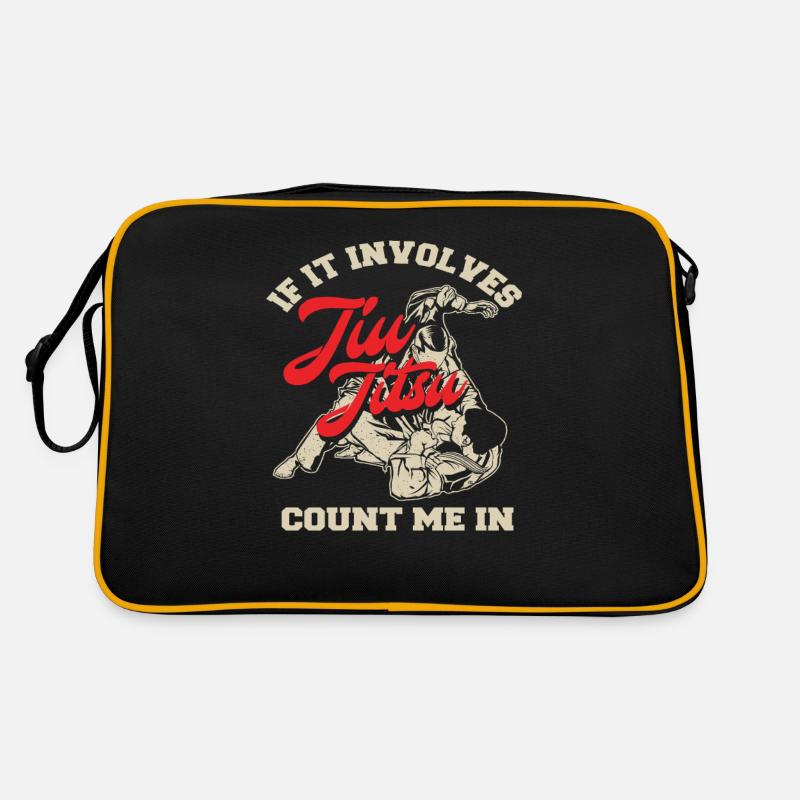 Quand il s’agit de Jiu Jitsu, comptez sur moi Sac Retro